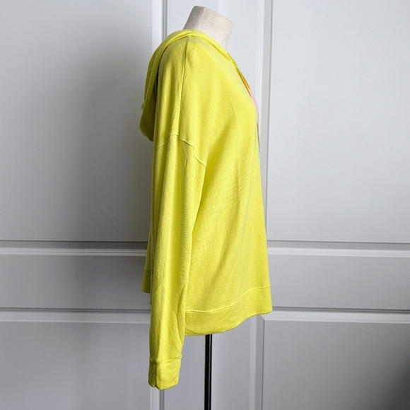 Sundry Basic Hoodie Pullover Tie Dye Drawstrings Long Sleeves Lemonade M NWT - Picture 7 of 14